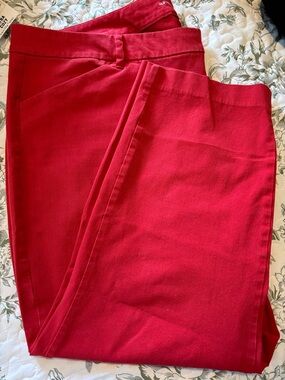 Old Navy Pixie High-Rise Red Pants